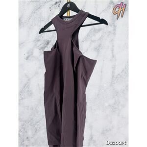 Off-White c/o Virgil Abloh Women's Purple Midi Dress Size 40 (MSRP: $1250)